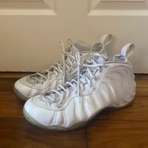 NIKE FOAMPOSITE ONE WHITE SIZE 13